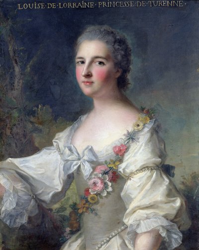 Louise-Henriette-Gabrielle de Lorraine (1718-88) Prinzessin von Turenne und Herzogin von Bouillon, 1746 von Jean Marc Nattier